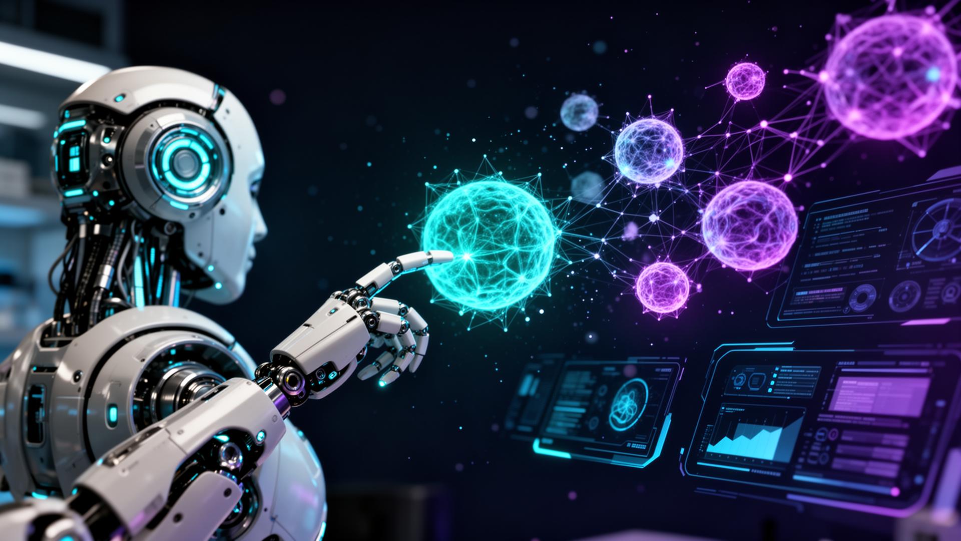 AI robotics visualization
